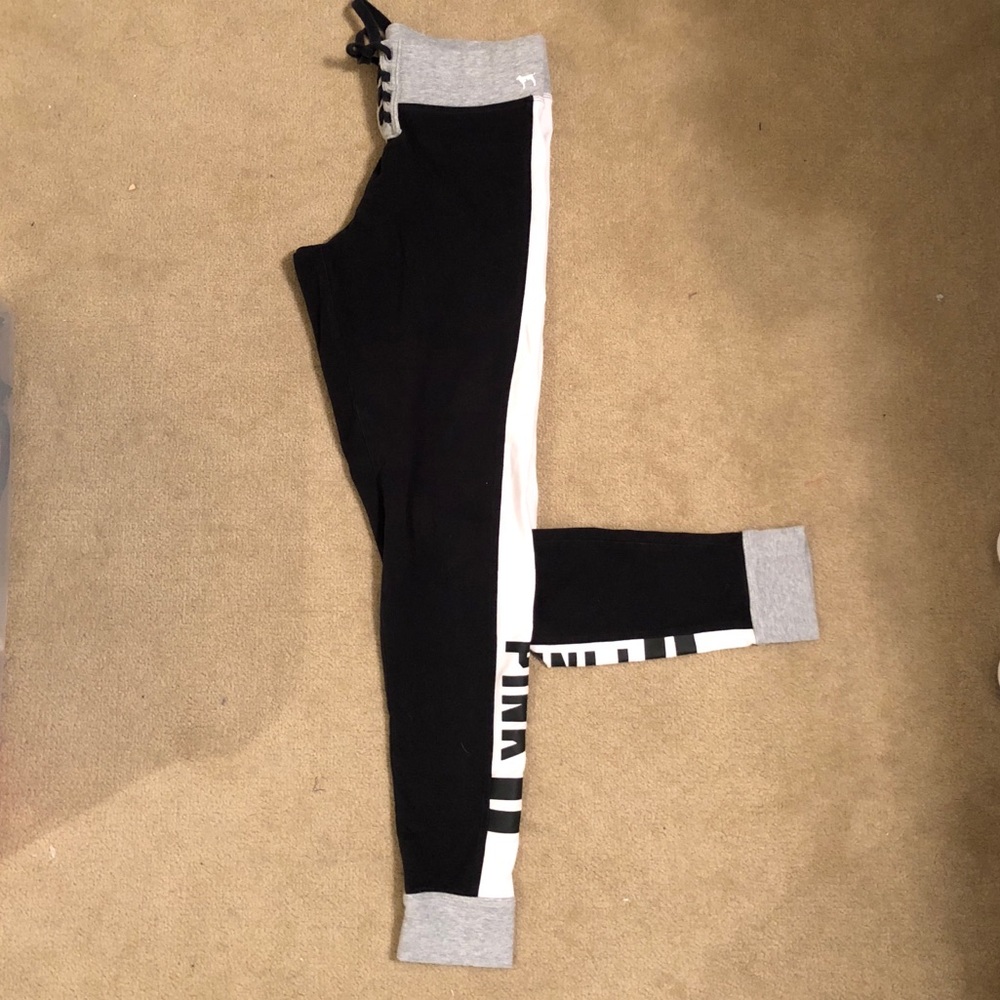 VS PINK tie front leggings